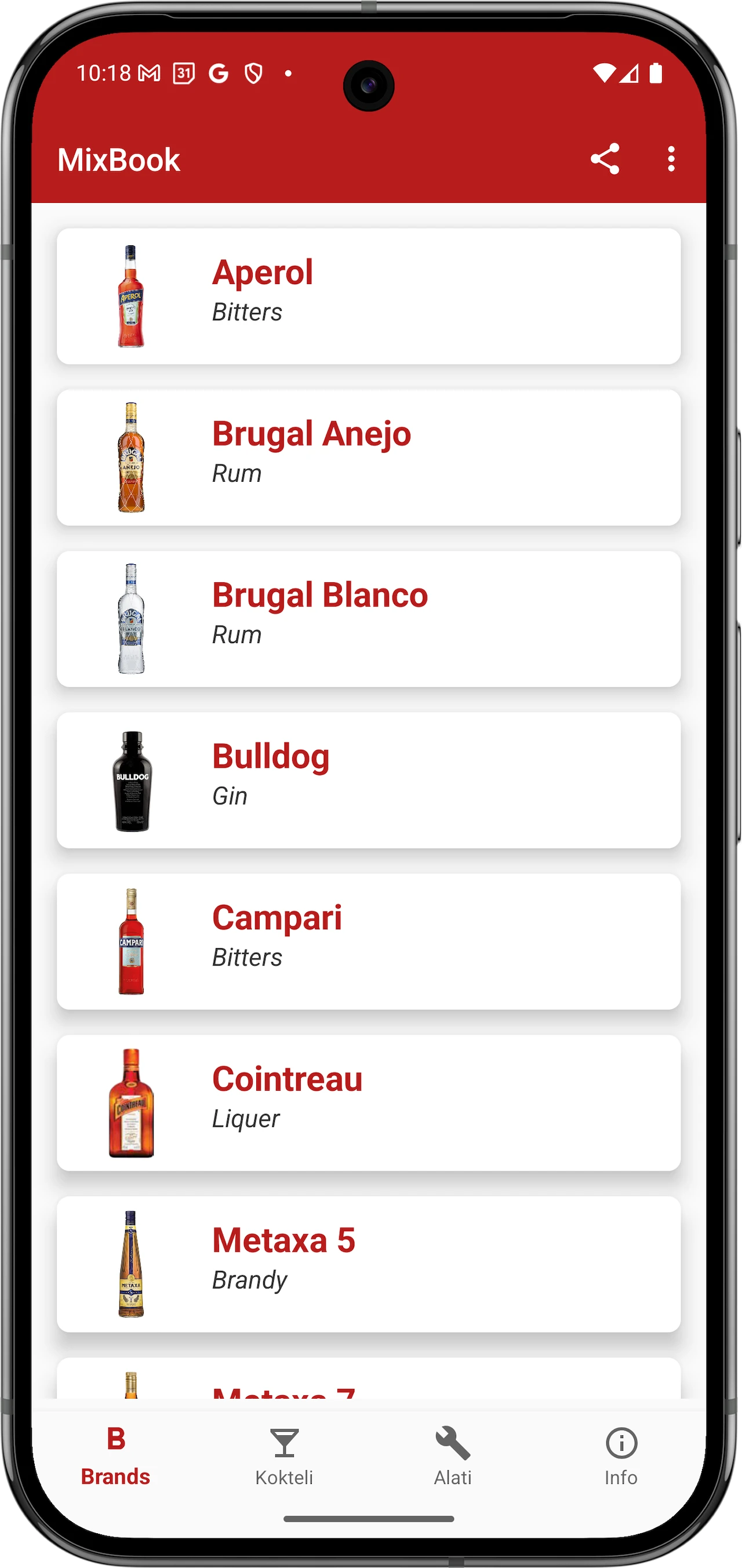 Mix Book Android aplikacija