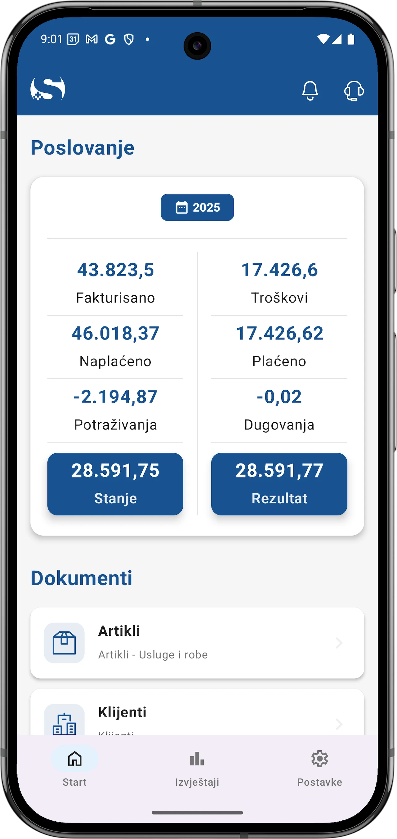 SABIRA Android aplikacija